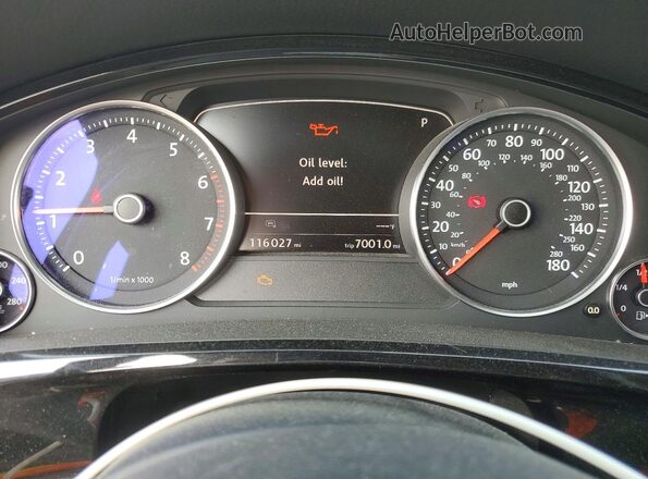 WVGRF7BP9HD001978 2017 VOLKSWAGEN TOUAREG Black Вид щитка приладів