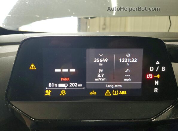 WVGRMPE24MP031906 2021 VOLKSWAGEN ID.4 Gray Widok zestawu wskaźników