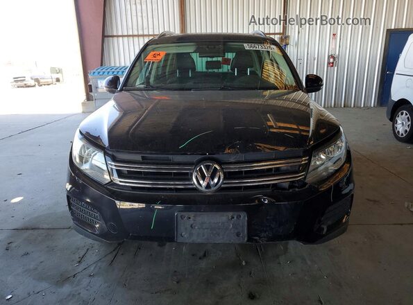 WVGRV7AX1HK002722 2017 VOLKSWAGEN TIGUAN Black Front view