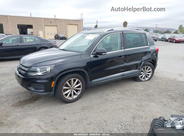 WVGRV7AX4HK003203 2017 VOLKSWAGEN TIGUAN Черный Передняя левая четверть