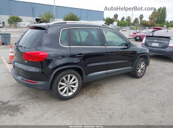 WVGRV7AX4HK003203 2017 VOLKSWAGEN TIGUAN Черный Задняя правая четверть
