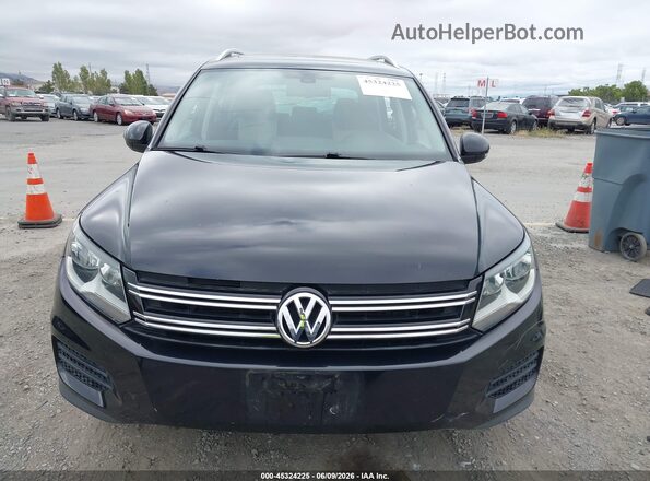 WVGRV7AX4HK003203 2017 VOLKSWAGEN TIGUAN Черный Вид задней части салона