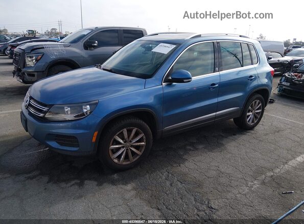 WVGRV7AX4HW502480 2017 VOLKSWAGEN TIGUAN Blue Przód lewy