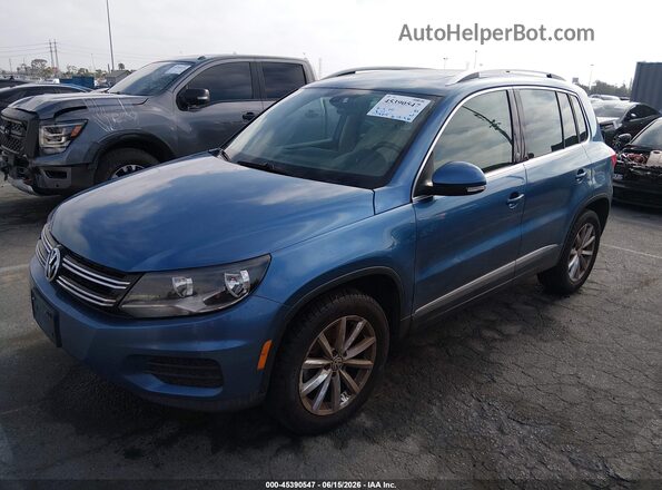 WVGRV7AX4HW502480 2017 VOLKSWAGEN TIGUAN Blue Widok z przodu