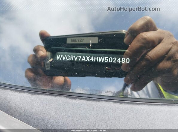 WVGRV7AX4HW502480 2017 VOLKSWAGEN TIGUAN Blue Widok komory silnika