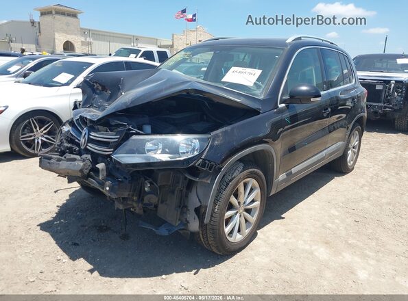 WVGRV7AX6HK011979 2017 VOLKSWAGEN TIGUAN Черный Передняя левая четверть