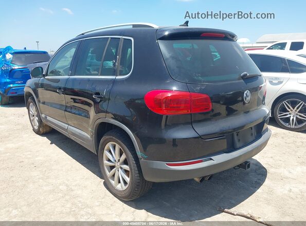 WVGRV7AX6HK011979 2017 VOLKSWAGEN TIGUAN Черный Задняя левая четверть