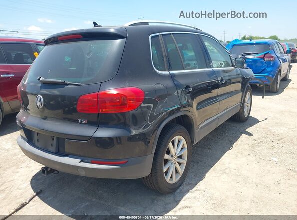 WVGRV7AX6HK011979 2017 VOLKSWAGEN TIGUAN Черный Задняя правая четверть