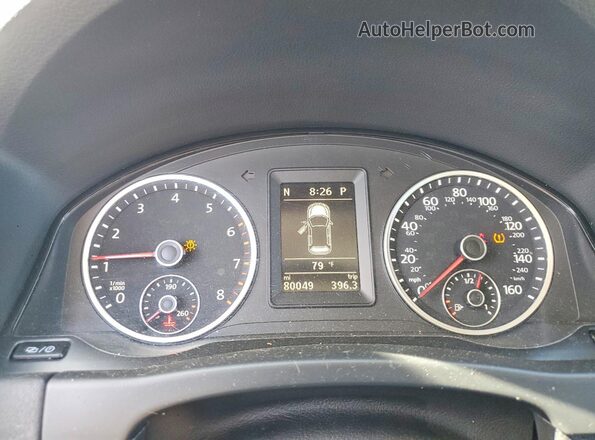 WVGRV7AX9HK019574 2017 VOLKSWAGEN TIGUAN Black Instrument cluster view
