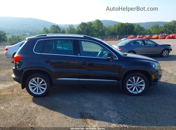 WVGSV7AX0HK003846 2017 VOLKSWAGEN TIGUAN Черный Вид задней части салона
