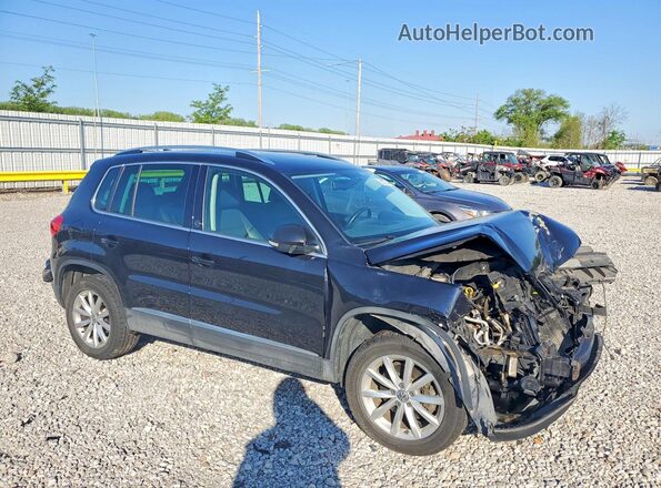 WVGSV7AX3HK016218 2017 VOLKSWAGEN TIGUAN Black წინა მარჯვენა