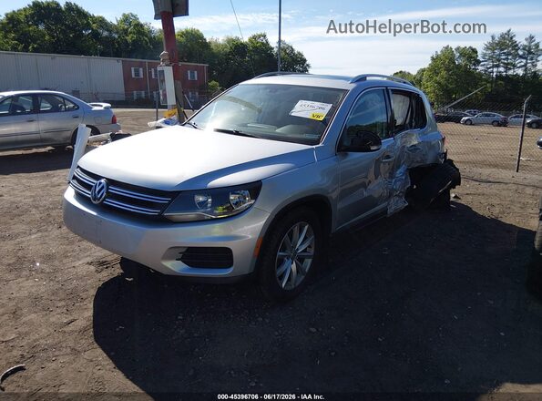 WVGSV7AX6HK003270 2017 VOLKSWAGEN TIGUAN Silver Передня ліва чверть