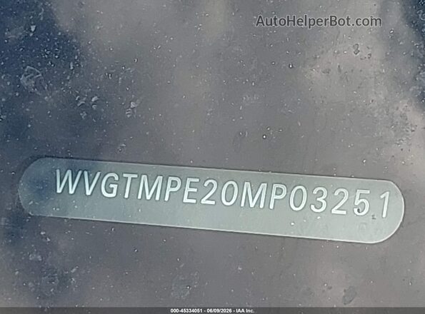 WVGTMPE20MP032511 2021 VOLKSWAGEN ID.4 Black Dashboard view