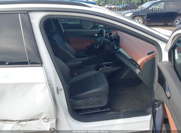 WVGTMPE21MP030038 2021 VOLKSWAGEN ID.4 Белый Вид салона спереди