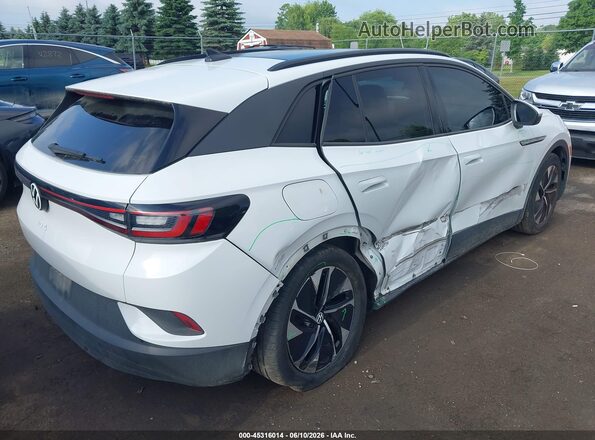 WVGTMPE21MP030038 2021 VOLKSWAGEN ID.4 Белый Задняя правая четверть