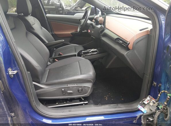 WVGTMPE24MP042233 2021 VOLKSWAGEN ID.4 Blue Սալոնի դիմացի տեսք