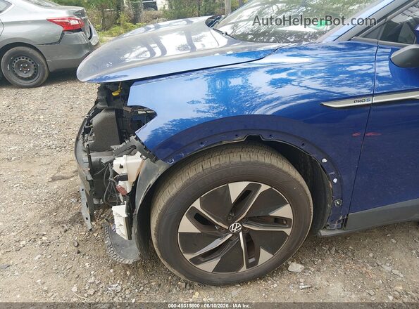 WVGTMPE24MP042233 2021 VOLKSWAGEN ID.4 Blue Դիմացի տեսք