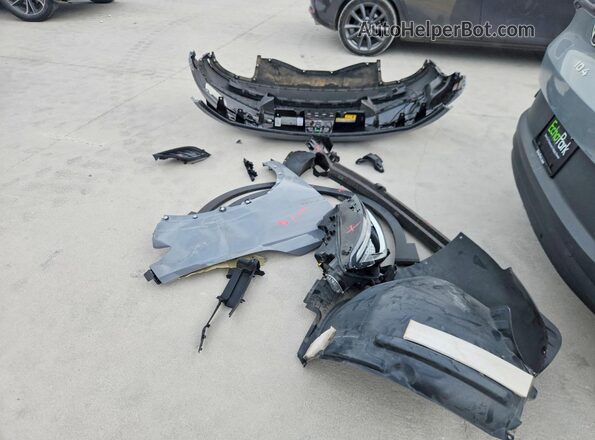 WVGTMPE24NP073516 2022 VOLKSWAGEN ID.4 Gray Widok naklejki z numerem VIN