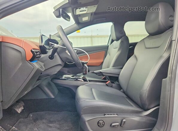 WVGTMPE24NP073516 2022 VOLKSWAGEN ID.4 Gray Widok wnętrza z przodu