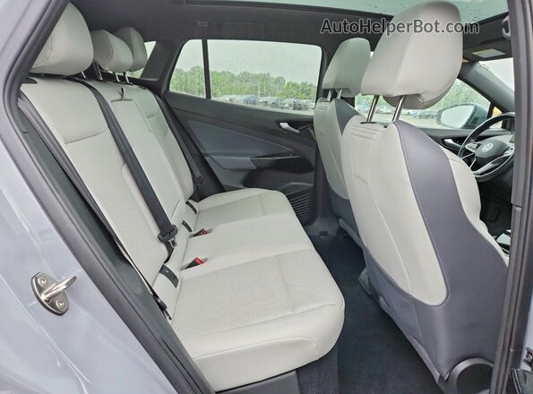 WVGTMPE2XNP074296 2022 VOLKSWAGEN ID.4 Gray Rear seats view