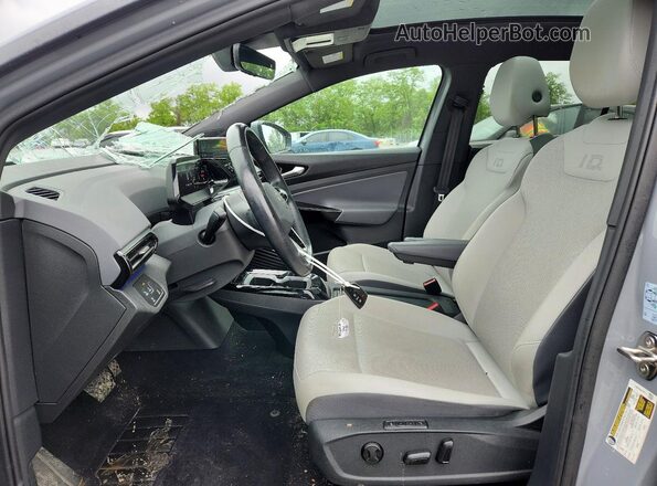 WVGTMPE2XNP074296 2022 VOLKSWAGEN ID.4 Gray Front interior view