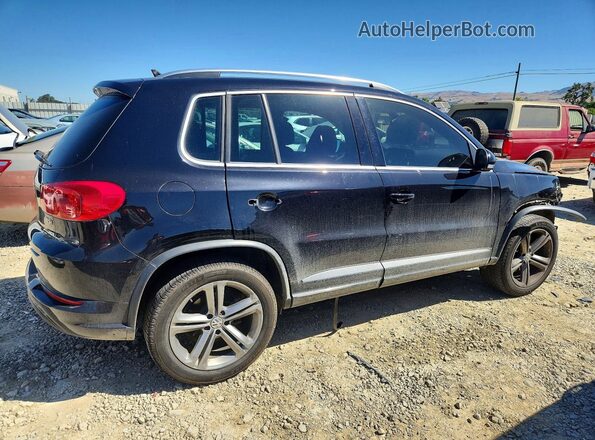 WVGTV7AX1HK018389 2017 VOLKSWAGEN TIGUAN Black Rear right