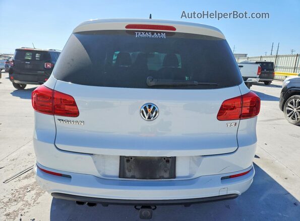 WVGTV7AX1HW505679 2017 VOLKSWAGEN TIGUAN White Rear view