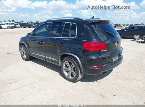 WVGTV7AX4HW507202 2017 VOLKSWAGEN TIGUAN Black უკანა მარცხენა