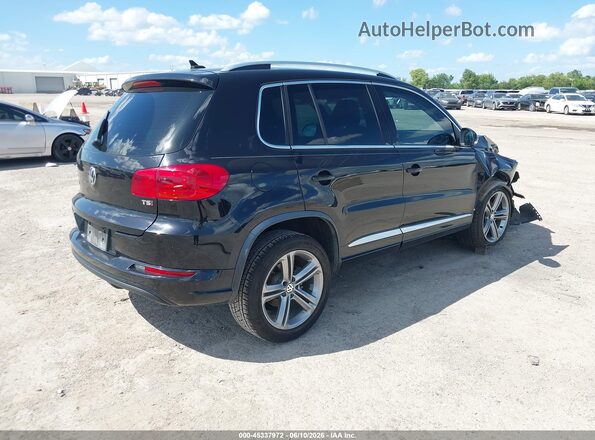WVGTV7AX4HW507202 2017 VOLKSWAGEN TIGUAN Black უკანა მარჯვენა