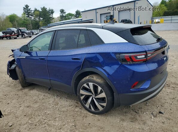 WVGUNPE22NP048521 2022 VOLKSWAGEN ID.4 Blue Հետևի ձախ