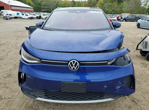WVGUNPE22NP048521 2022 VOLKSWAGEN ID.4 Blue Դիմացի տեսք