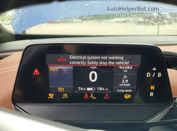 WVGUNPE22NP048521 2022 VOLKSWAGEN ID.4 Blue Սարքավորումների վահանակի տեսք