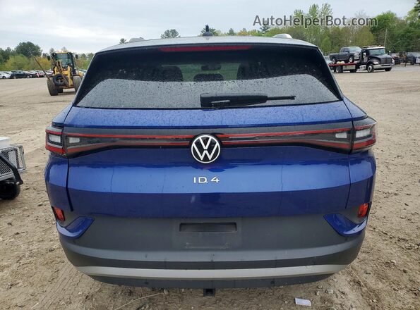 WVGUNPE22NP048521 2022 VOLKSWAGEN ID.4 Blue Հետևի տեսք