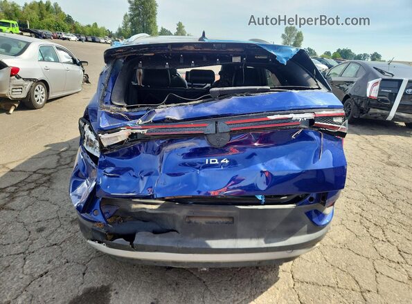 WVGUNPE24MP065867 2021 VOLKSWAGEN ID.4 Blue უკანა ხედი