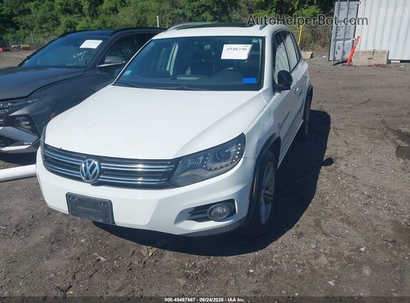 WVGUV7AX0HK015794 2017 VOLKSWAGEN TIGUAN White წინა მარცხენა ხედი სამი მეოთხედიდან
