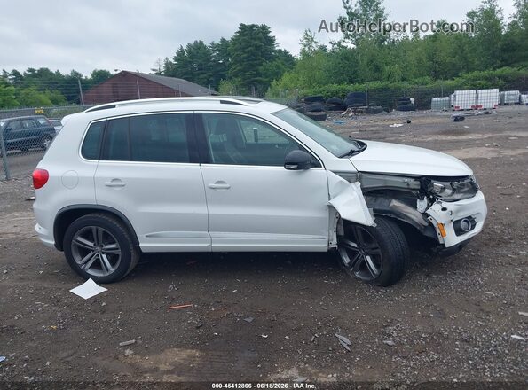 WVGUV7AX0HK031154 2017 VOLKSWAGEN TIGUAN Белый Вид щитка приборов