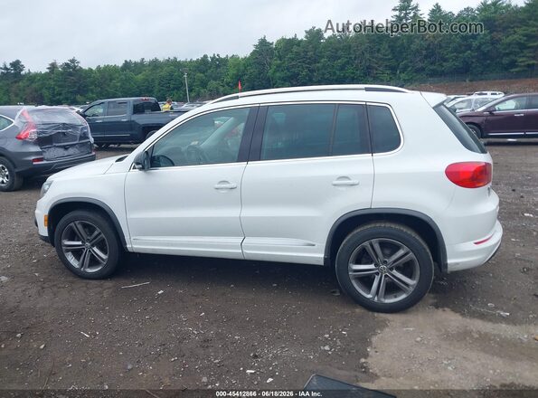 WVGUV7AX0HK031154 2017 VOLKSWAGEN TIGUAN Белый Вид задней части салона