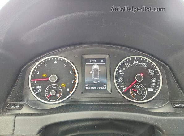 WVGUV7AX1HW509056 2017 VOLKSWAGEN TIGUAN Белый 