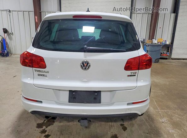 WVGUV7AX7HK022516 2017 VOLKSWAGEN TIGUAN White Rear view