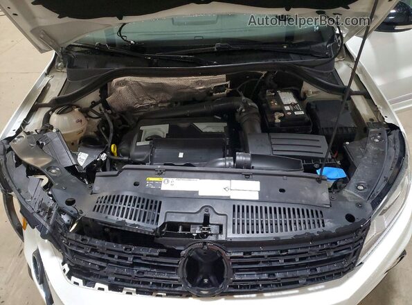 WVGUV7AX7HK022516 2017 VOLKSWAGEN TIGUAN White Engine compartment view