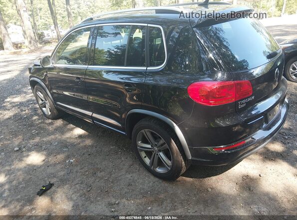 WVGUV7AX9HK020248 2017 VOLKSWAGEN TIGUAN Black Tył lewy