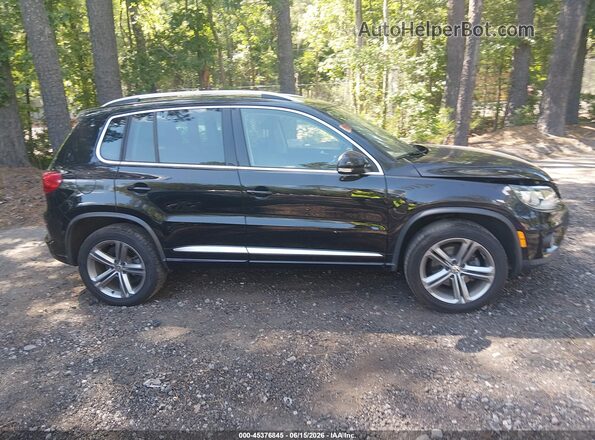 WVGUV7AX9HK020248 2017 VOLKSWAGEN TIGUAN Black Widok wnętrza z tyłu