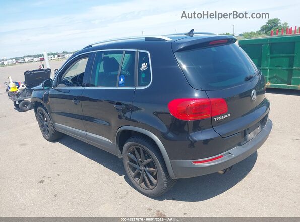 WVGWV7AX2HK016356 2017 VOLKSWAGEN TIGUAN Black Trasero izquierdo