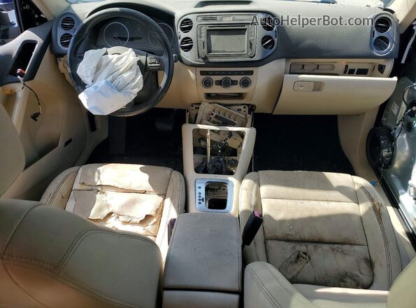 WVGWV7AX2HW505851 2017 VOLKSWAGEN TIGUAN Black Առջևի վահանակի տեսք