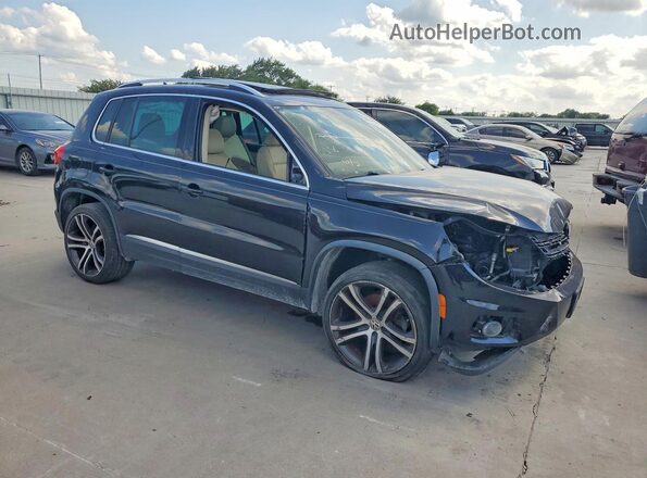 WVGWV7AX2HW505851 2017 VOLKSWAGEN TIGUAN Black Առջևի աջ