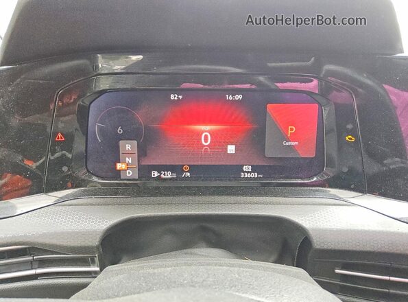 WVW3A7CD6RW129663 2024 VOLKSWAGEN GTI Black Вид щитка приладів