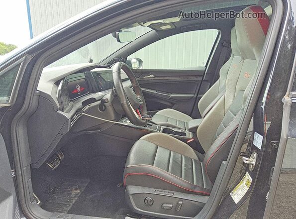 WVW3A7CD6RW129663 2024 VOLKSWAGEN GTI Black Вид салону спереду