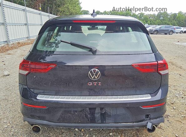 WVW3A7CD6RW129663 2024 VOLKSWAGEN GTI Black Вид ззаду