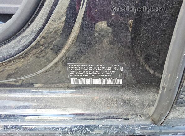 WVW3A7CD6RW129663 2024 VOLKSWAGEN GTI Black Вид підкапотного простору