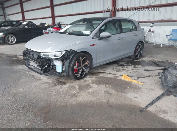 WVW3A7CD8RW211653 2024 VOLKSWAGEN GOLF Gray Vista tres cuartos delantera izquierda